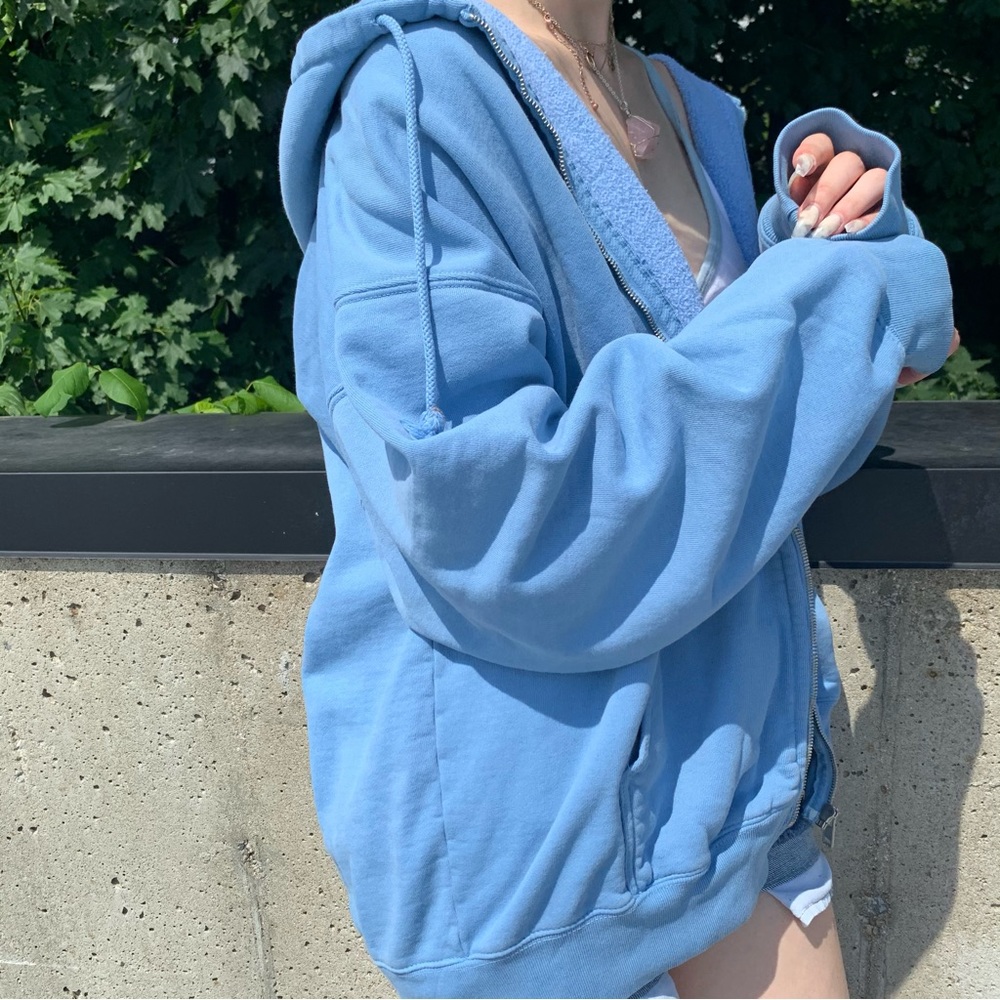 Brandy christy hoodie sky blue